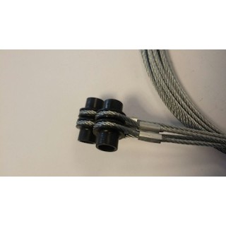 Câbles Long 2490 Ferrure Z Hauteur 2000mm Hormann référence 3064348