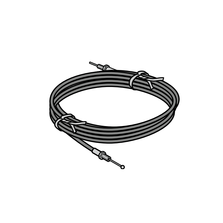 Câble sous gaine avec boule Lg 13m Hormann Référence 4544567