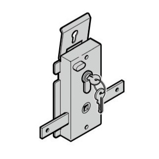 Serrure porte basculante Ecostar Référence 1419001