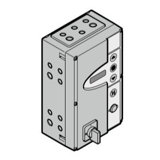 Armoire Commande B560FU avec demi-cylindre profilé Hormann Référence 4514002