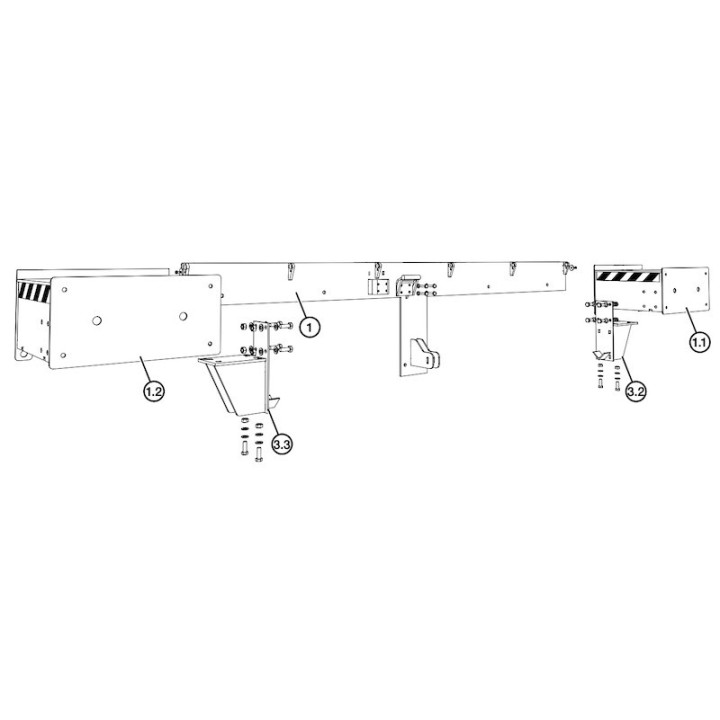 Plateforme MLS / MRS 1500 Ral 5002 Hormann Référence 181280