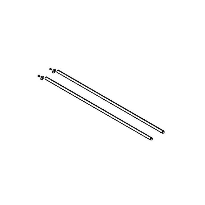 Set complet axes de charnière arrière MLS / MRS 2000 Hormann Référence 308809