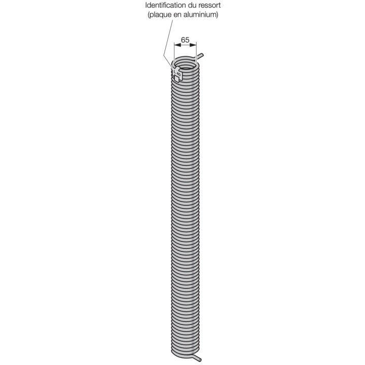 R53 Ressort de torsion porte Hormann Référence 3020495