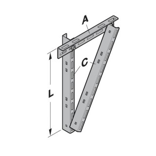 Pattes d'ancrage C45 L1145mm Hormann référence 3044767
