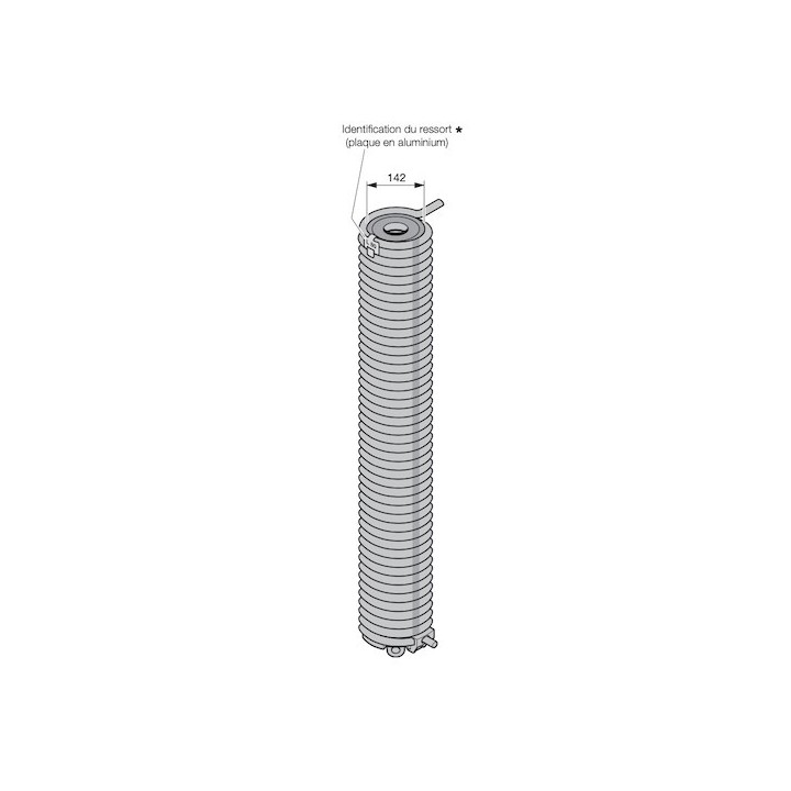 L85 Ressort de torsion porte Hormann Référence 3094817