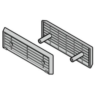 Grille d'aération pour porte sectionnelle 13mm Hormann Référence 3041095