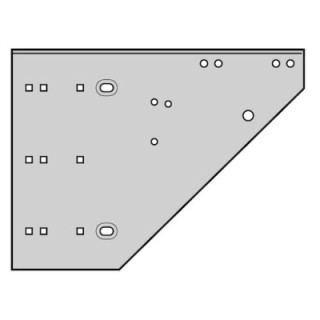 Console gauche, types de ferrures VU Hormann Référence 3065321