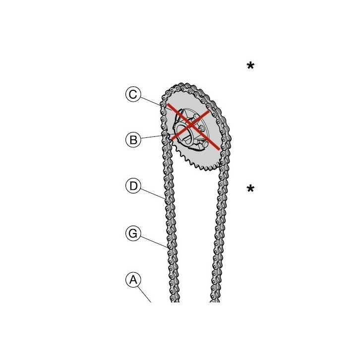 Chaine de treuil lg 1791mm Hormann Référence 3076895