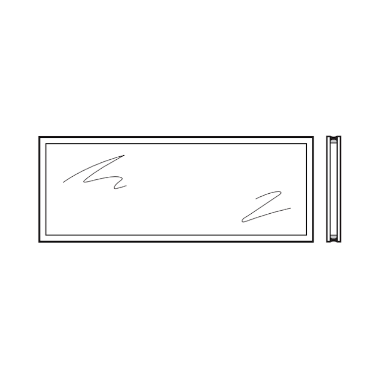 Vitre double synthétique 26mm Teintée en gris A2 Hormann Référence 3095246