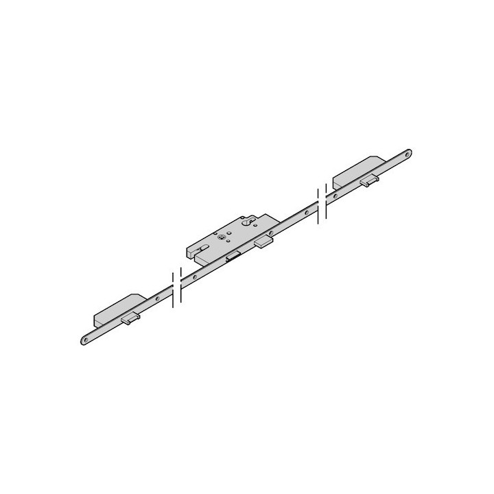 Verrouillage multipoints pour portillon indépendant, fonction antipanique B, CR Hormann Référence 3094033