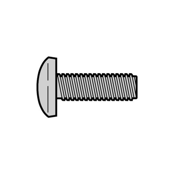 Lot de 10 vis à tête goutte-de-suif M8 x 75 Hormann Référence 3092606