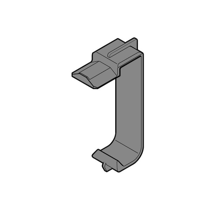 Appui de chaîne ferrures L et LD pour rail de guidage horizontal type 3 avec rail C Hormann Référence 3096185