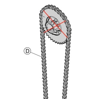 Chaine de treuil lg 1511mm Hormann Référence 3099014