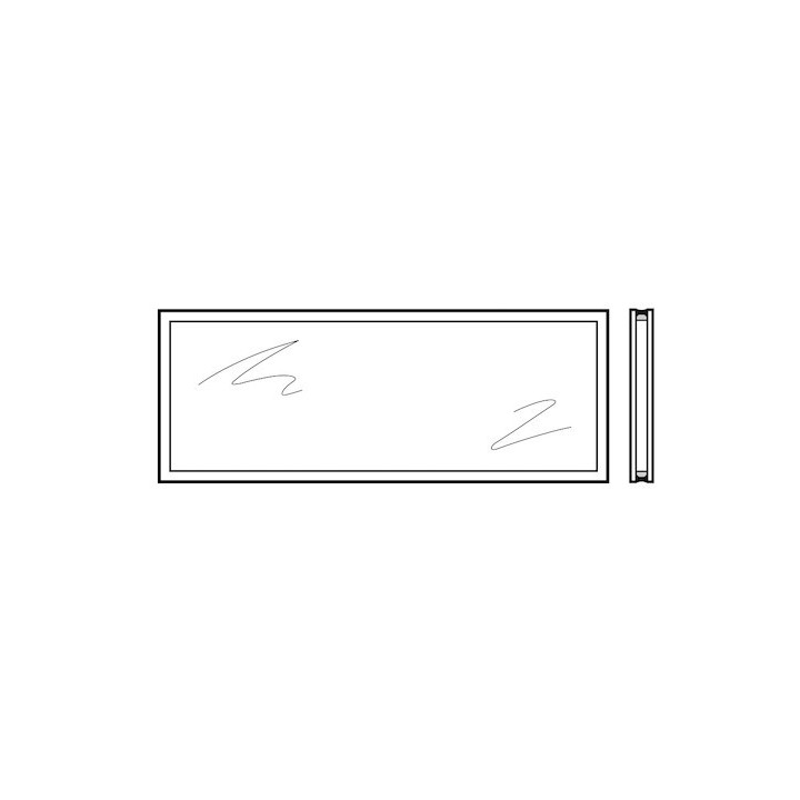 Vitre double synthétique transparente 26mm, S2 Hormann Référence 4007848