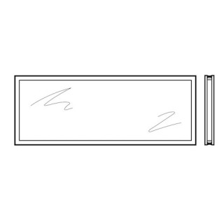 Vitre double polycarbonate transparente 26mm, C2 Hormann Référence 4007852