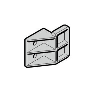 Aide au roulement / patin inférieure porte N80 / Ecostar Référence 1045505
