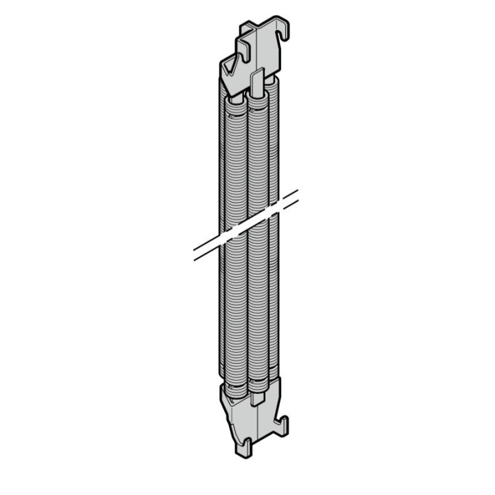 025 - 425 Kit de 2 ressorts quadruples porte N80/S95 Hormann Référence 1195025P