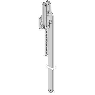 Bras droite Hauteur 2075 de porte N80 Hormann Référence 1049703