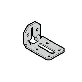 Lot de 7 Pattes d'ancrage de cadre porte Hormann / Ecostar Référence 1099001