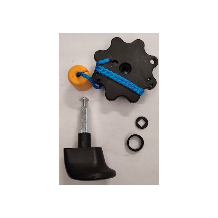 Poignée de porte basculante Berry N80, G97 et S95 Hormann Référence 1024001