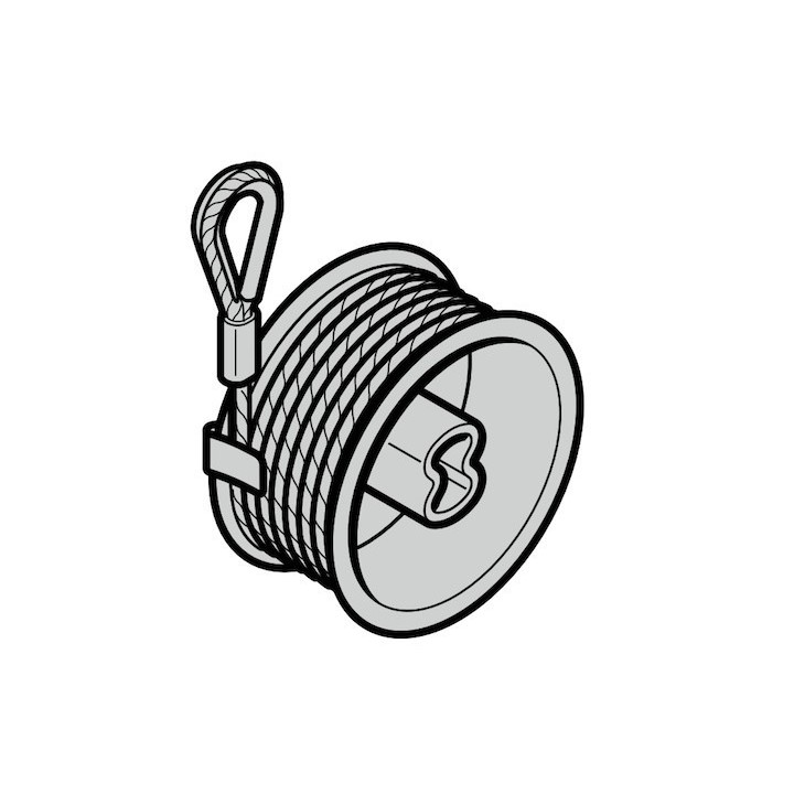 Tambour de câble Gauche Ht Min 2250 Hormann Référence 3080093 - 3074266