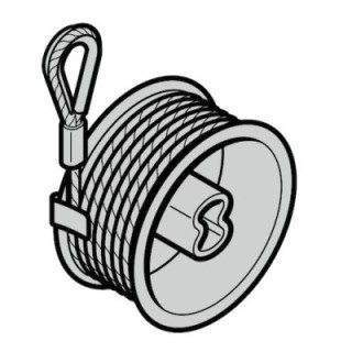 Tambour de câble Droit Ht Max 2250 Hormann Référence 3080092 / 3074276