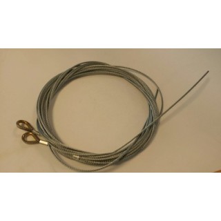 Câble renforcés Long 4245 Ferrure H Hauteur max 1955mm Hormann référence 3086955