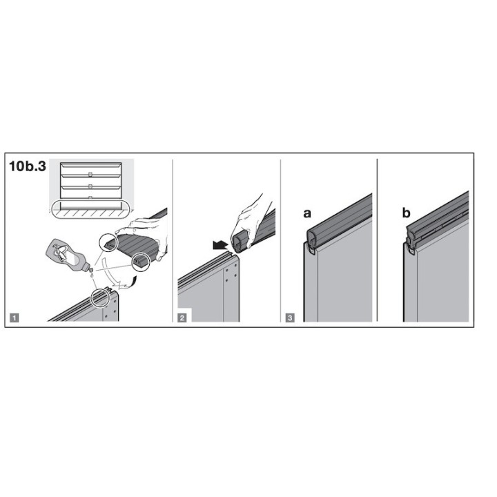 Joint de sol Lg 5000 (5040) Hormann Référence 872039 - 3045652
