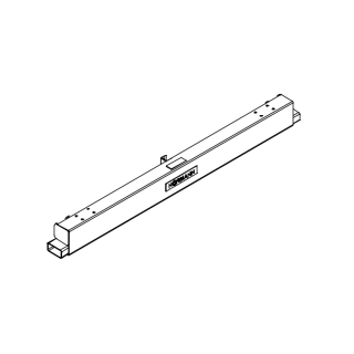 Traverse avant de vérin NW2100 RAL 5002 pour niveleur de quai Hormann HTL2 Référence 310992