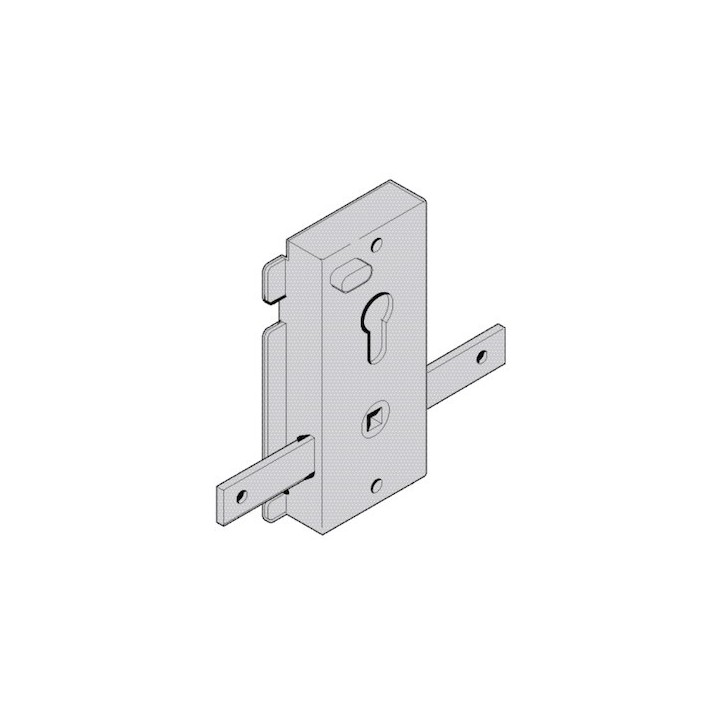 Serrure avec jeu de cylindre  N80 Hormann Référence 872123