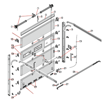 Sectionnelle industrielle Hörmann